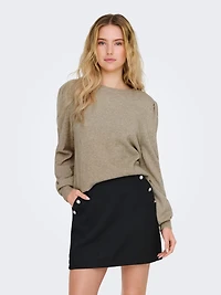 Katia Long Sleeve Textured Sweater