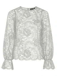 Paula Long Sleeve Lace Top