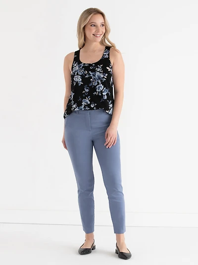 Lyla Textured Essential Print Tank