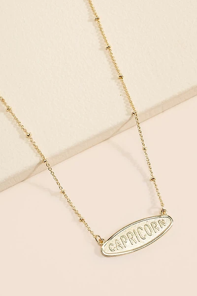 Capricorn Pendant Necklace