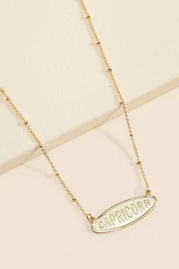 Capricorn Pendant Necklace