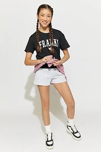 Hello Franki Short Sleeve Logo Tee for girls