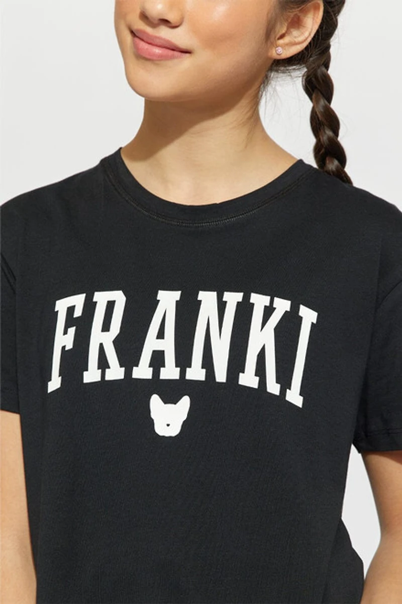 Hello Franki Short Sleeve Logo Tee for girls