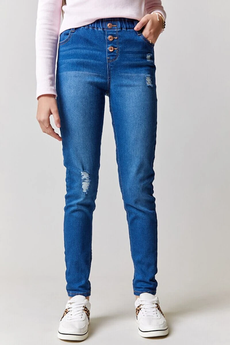 Hello Franki Paperbag Skinny Jeans for girls