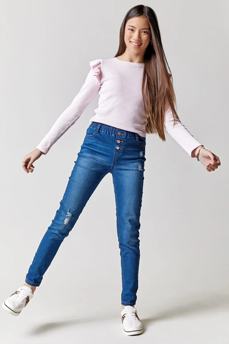 Hello Franki Paperbag Skinny Jeans for girls