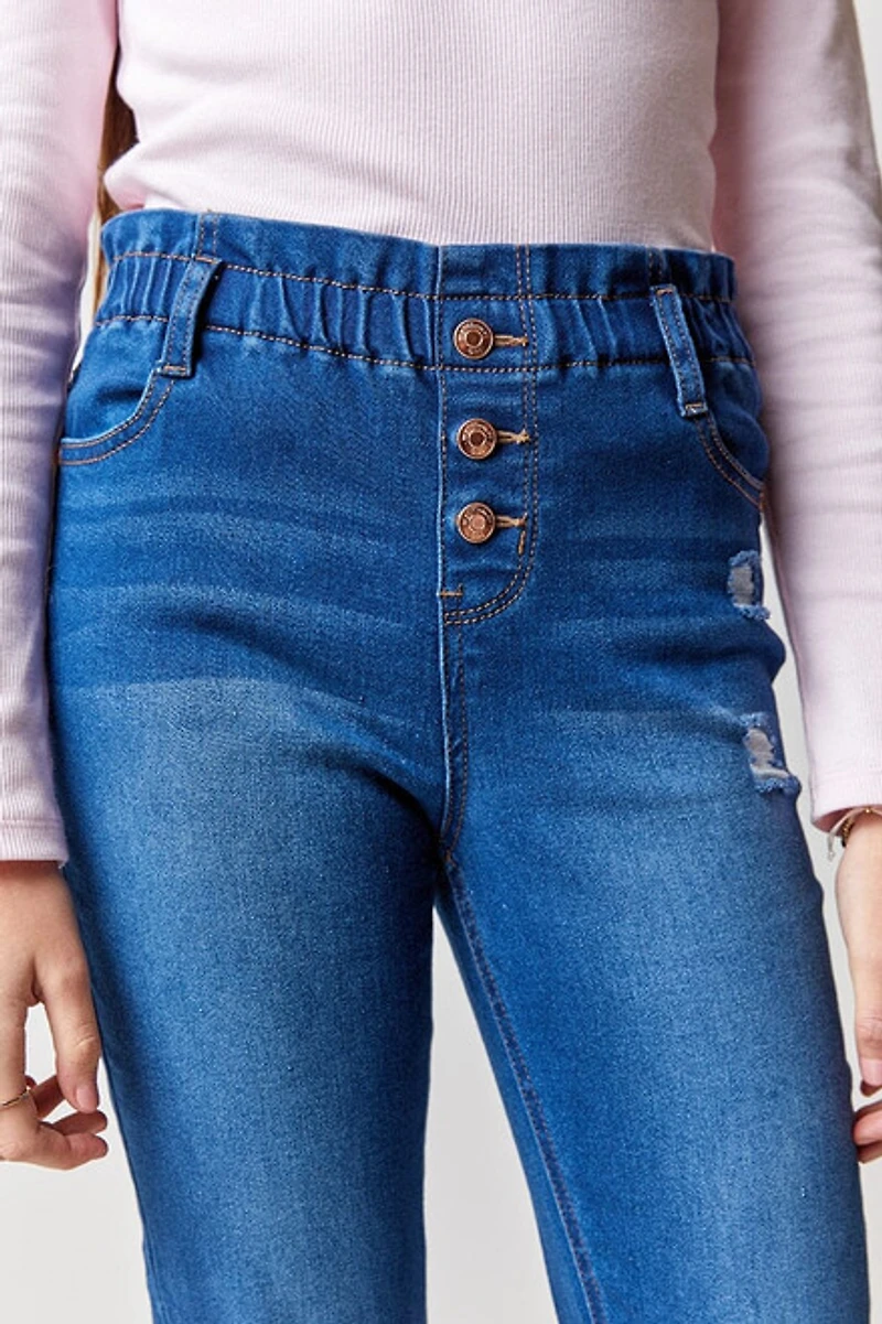 Hello Franki Paperbag Skinny Jeans for girls