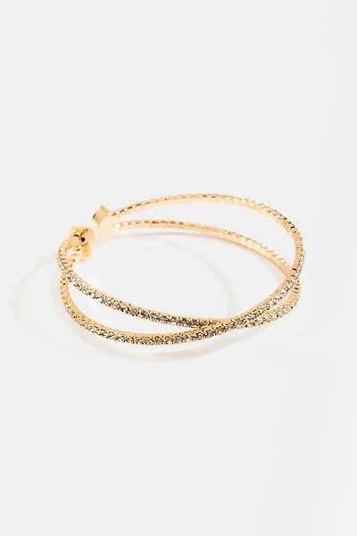 Sonya CZ Cup Chain Cuff
