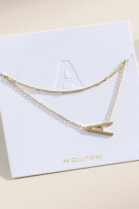 Layered Initial Necklace