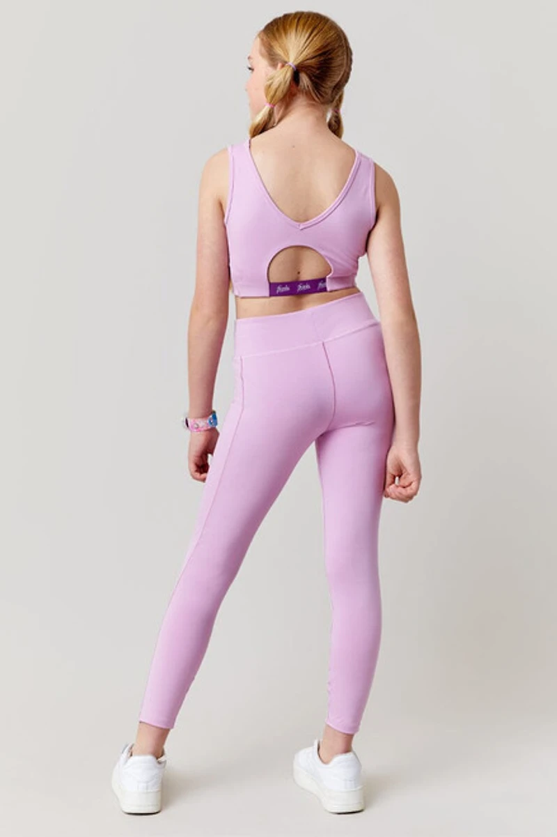 Hello Franki Purple Leggings for girls