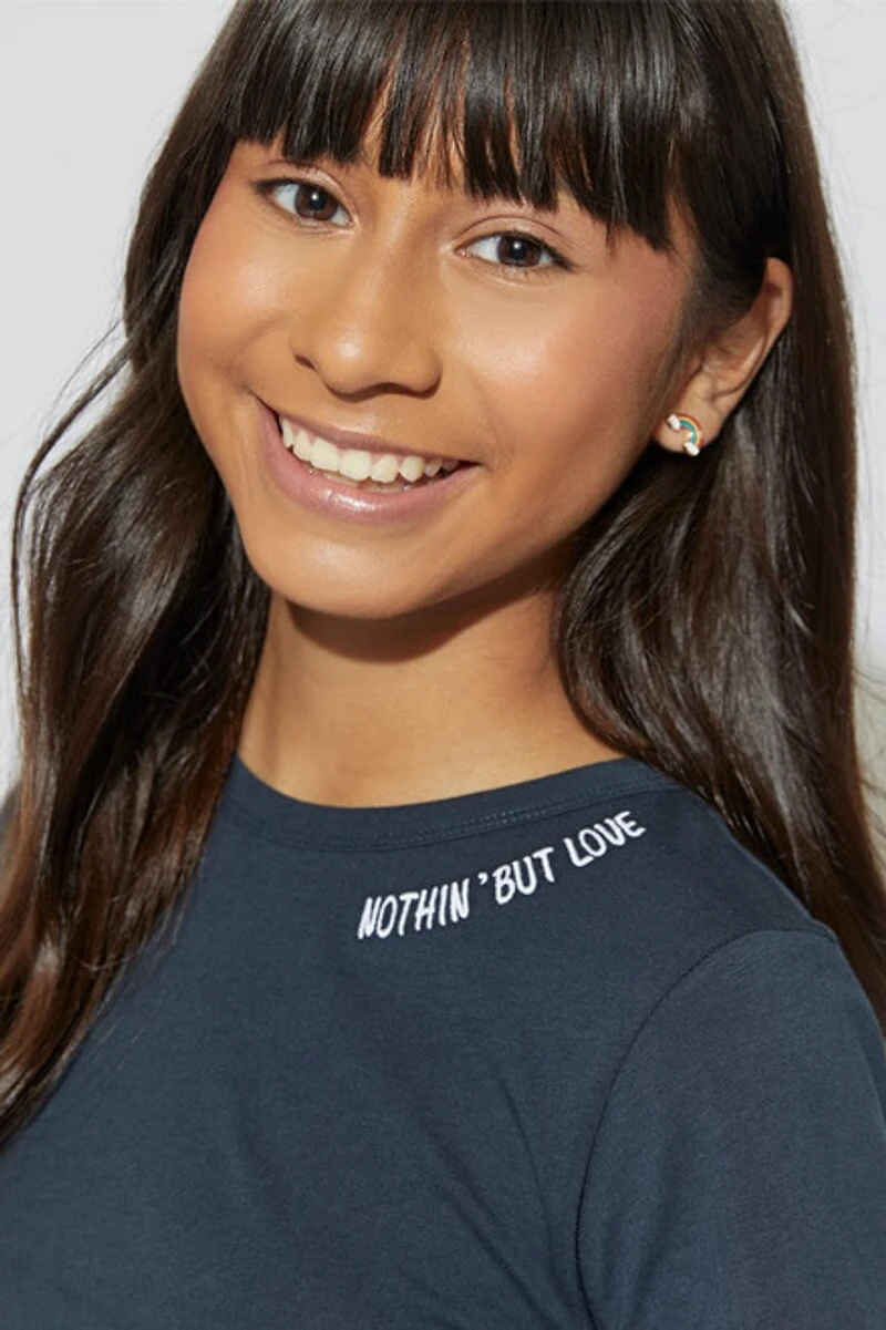 Hello Franki Nothin' But Love Tee for girls