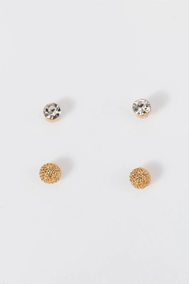Hello Franki Crystal Stud Earring Set for girls