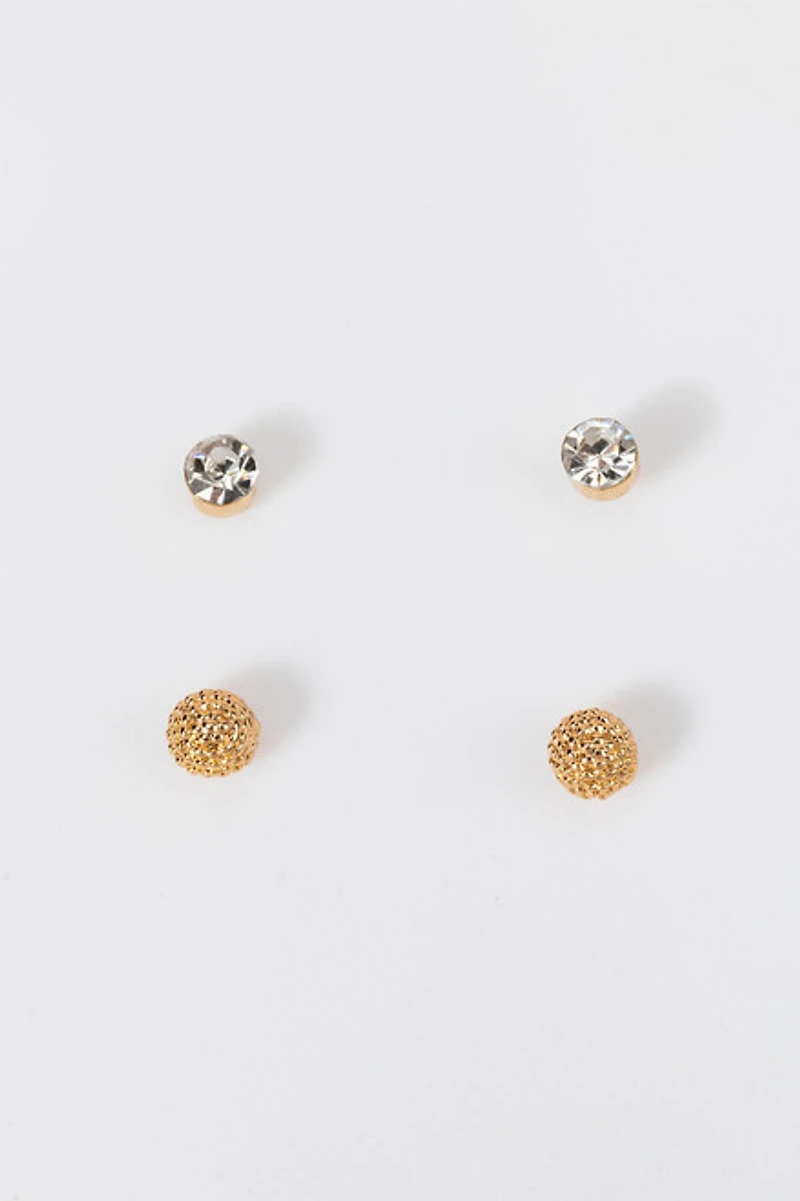 Hello Franki Crystal Stud Earring Set for girls