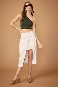 Vivianne Smocked One Shoulder Top