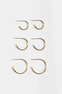 Averie Huggie Hoop Set