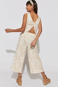 Hello Franki Cropped Linen Pants for girls