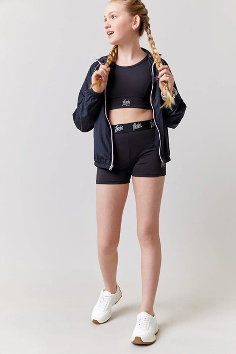 Hello Franki Sport Elastic Waistband Shorts for girls