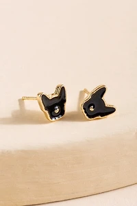 Hello Franki Frenchie Stud Earrings for girls