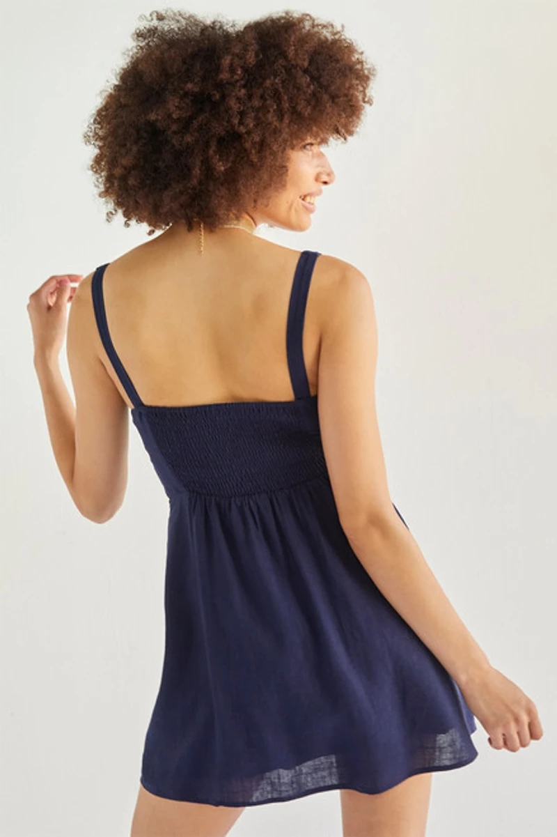 Stella Knotted Front Mini Dress