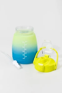 MAYIM Motivational Lantern Hydrate Bottle Yellow