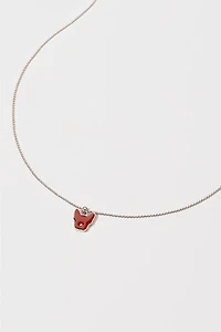 Hello Franki Red Frenchie Necklace for girls