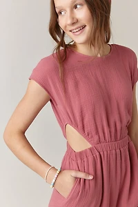 Hello Franki Side Cutout Jumpsuit for girls