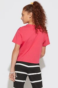 Hello Franki Aloha Magenta Graphic Tee for girls