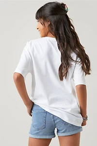 Hello Franki Palm Beach Graphic Tee for girls