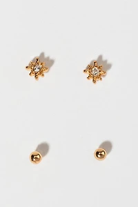 Hello Franki Star Stud Earring Set for girls