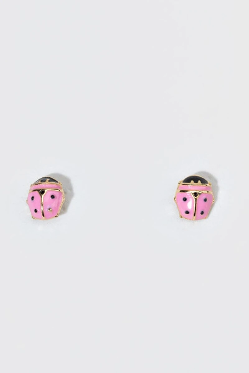Hello Franki Ladybug Stud Earrings for girls