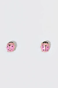 Hello Franki Ladybug Stud Earrings for girls