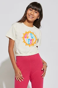Hello Franki Beach Please Graphic Tee for girls