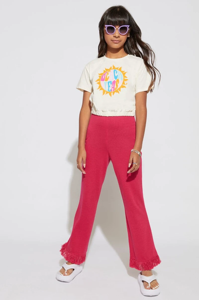 Hello Franki Beach Please Graphic Tee for girls