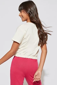 Hello Franki Beach Please Graphic Tee for girls