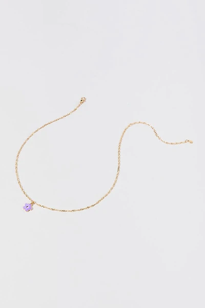 Hello Franki Lilac Flower Pendant Necklace for girls