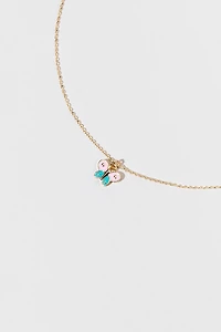 Hello Franki Enamel Butterfly Necklace for girls