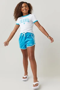 Hello Franki Logo Ringer Tee for girls
