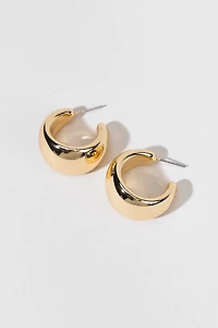 Courtney Puffy Hoop Earrings