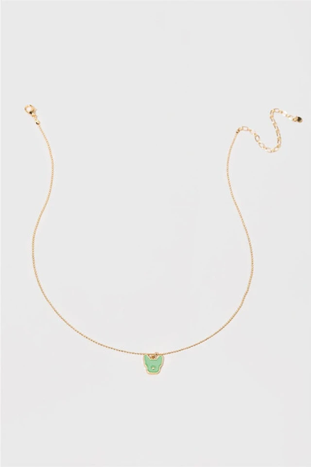 Hello Franki Jade Frenchie Necklace for girls