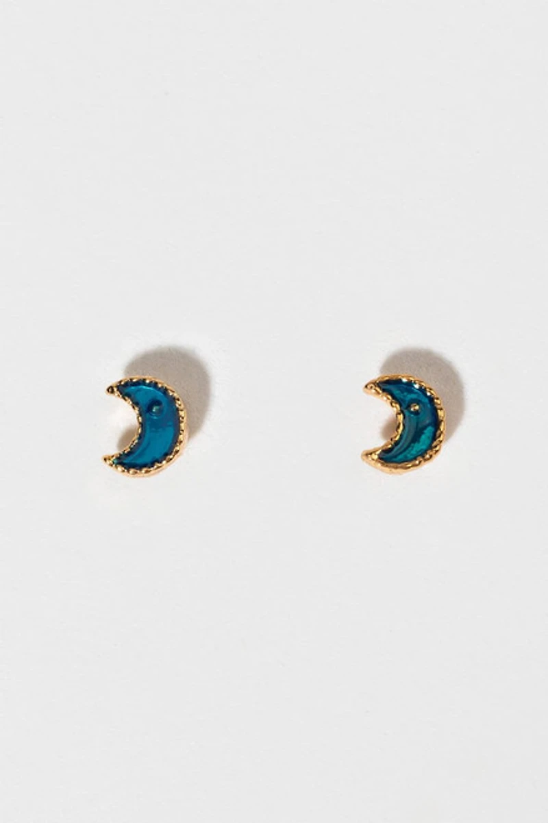 Hello Franki Moon Stud Earrings for girls