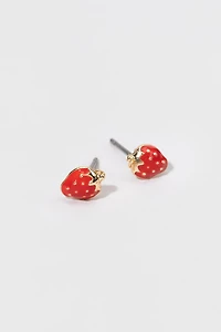 Hello Franki Strawberry Stud Earrings for girls