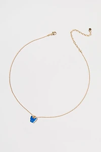 Hello Franki Dark Teal Frenchie Pendant Necklace for girls