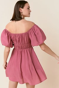 Mindy Off The Shoulder Mini Dress