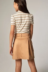 Hello Franki Pleated Cargo Skirt for girls