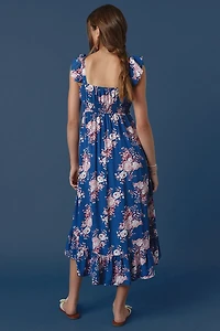 Hello Franki Floral High Low Dress for girls