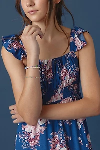 Hello Franki Floral High Low Dress for girls