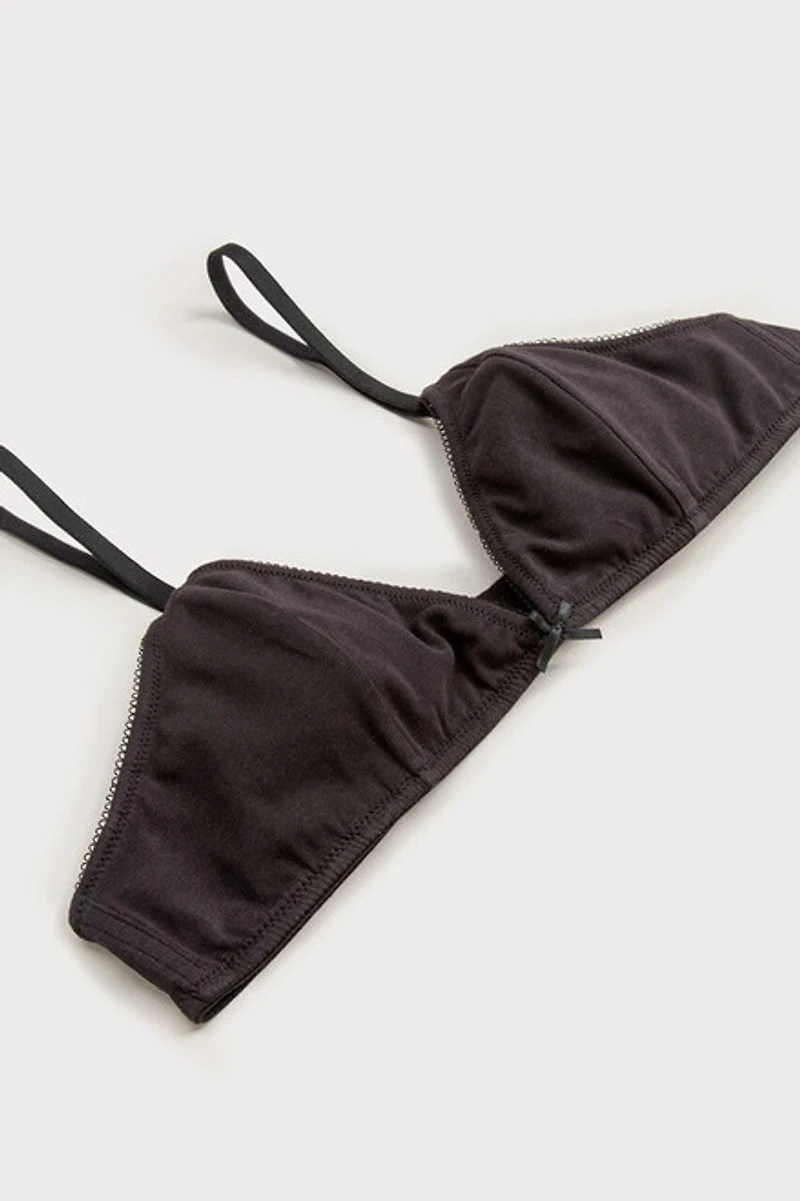 Hello Franki Solid Triangle Bralette for girls