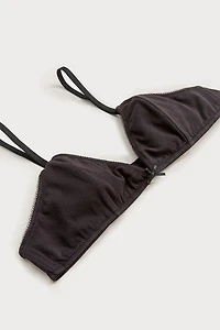 Hello Franki Solid Triangle Bralette for girls