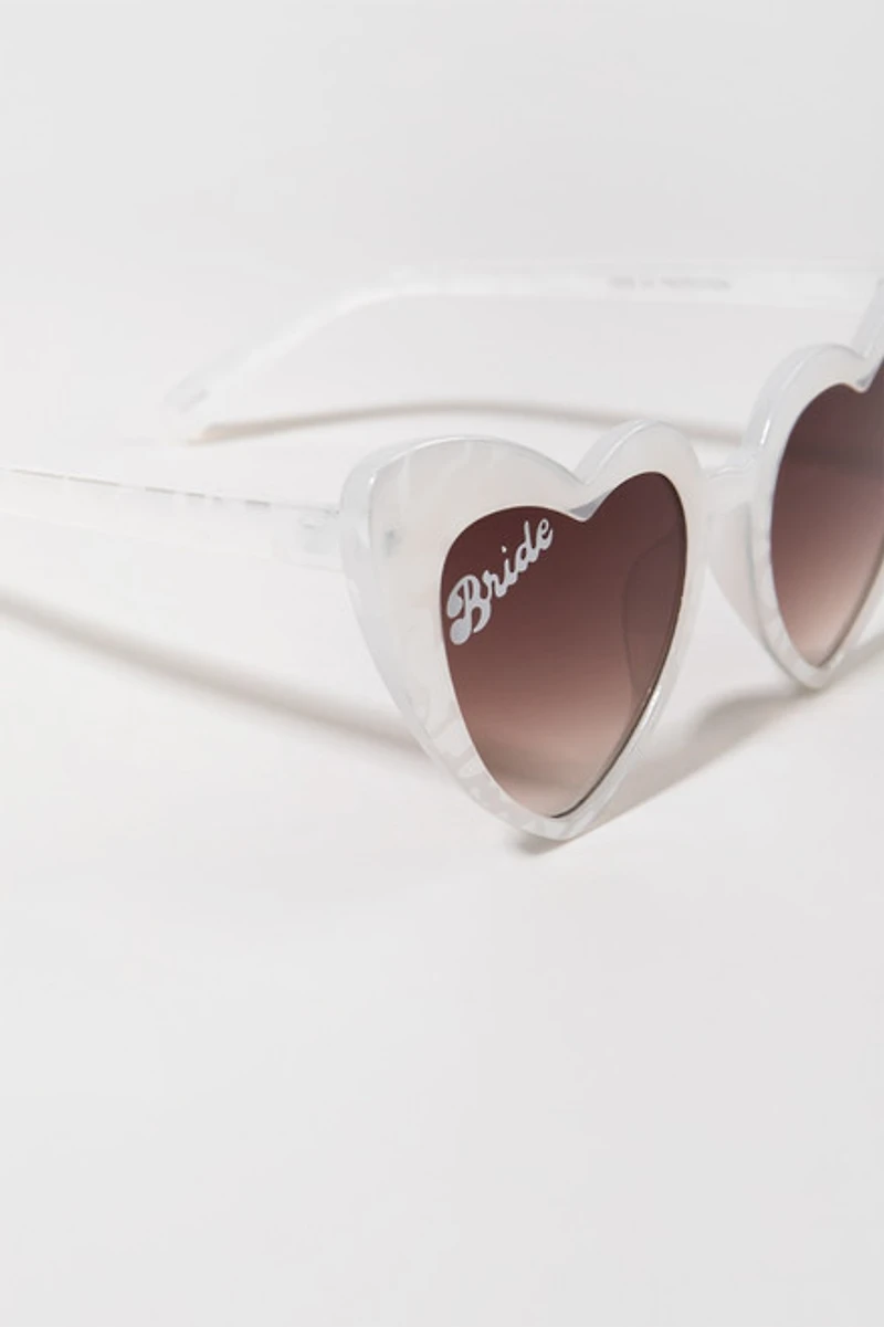 Leah Heart Shaped Sunglasses