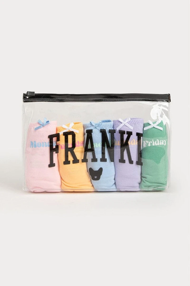 Hello Franki Weekdays Undies Pack for girls