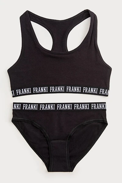 Hello Franki Racerback Sports Bra And Panty Set for girls